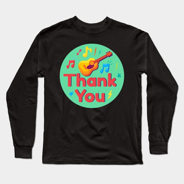 Thank You Love On Long Sleeve T-Shirt by Shop Ovov